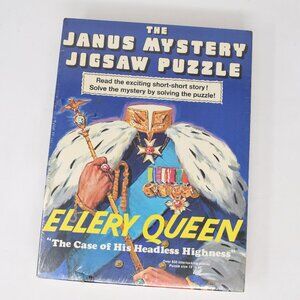 Janus Mystery Jigsaw Puzzle Ellery Queen Case of His Headless Highness Sealed